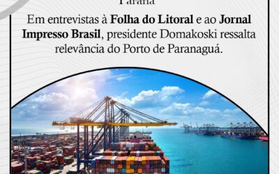 Marcos Domakoski concede entrevista sobre os 90 anos do Porto de Paranaguá